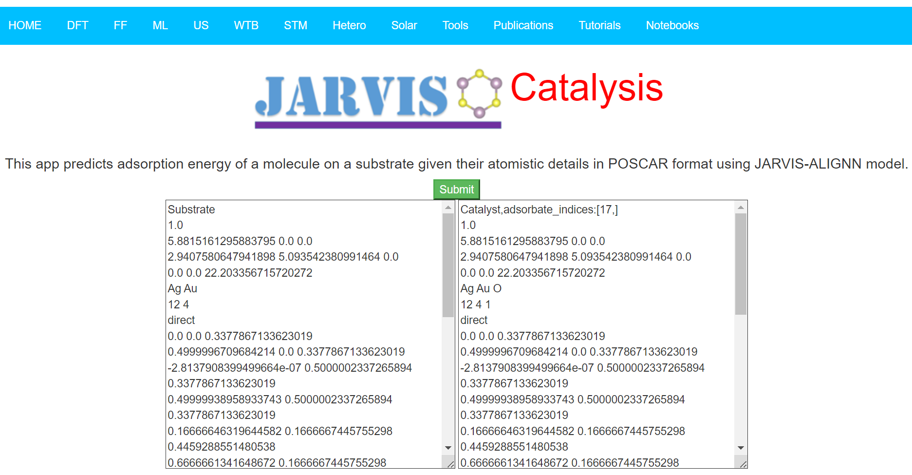 JARVIS-Catalysis